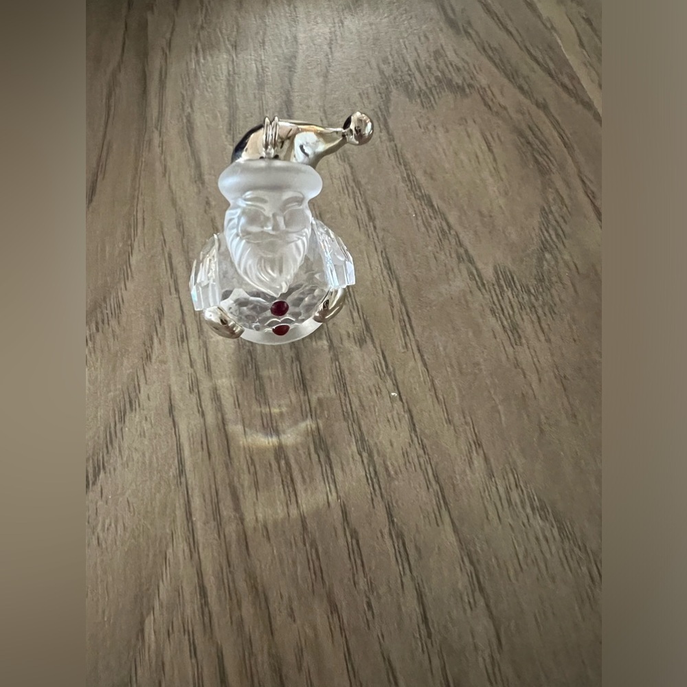 Swarovski Crystal Retired Santa Claus Ornament